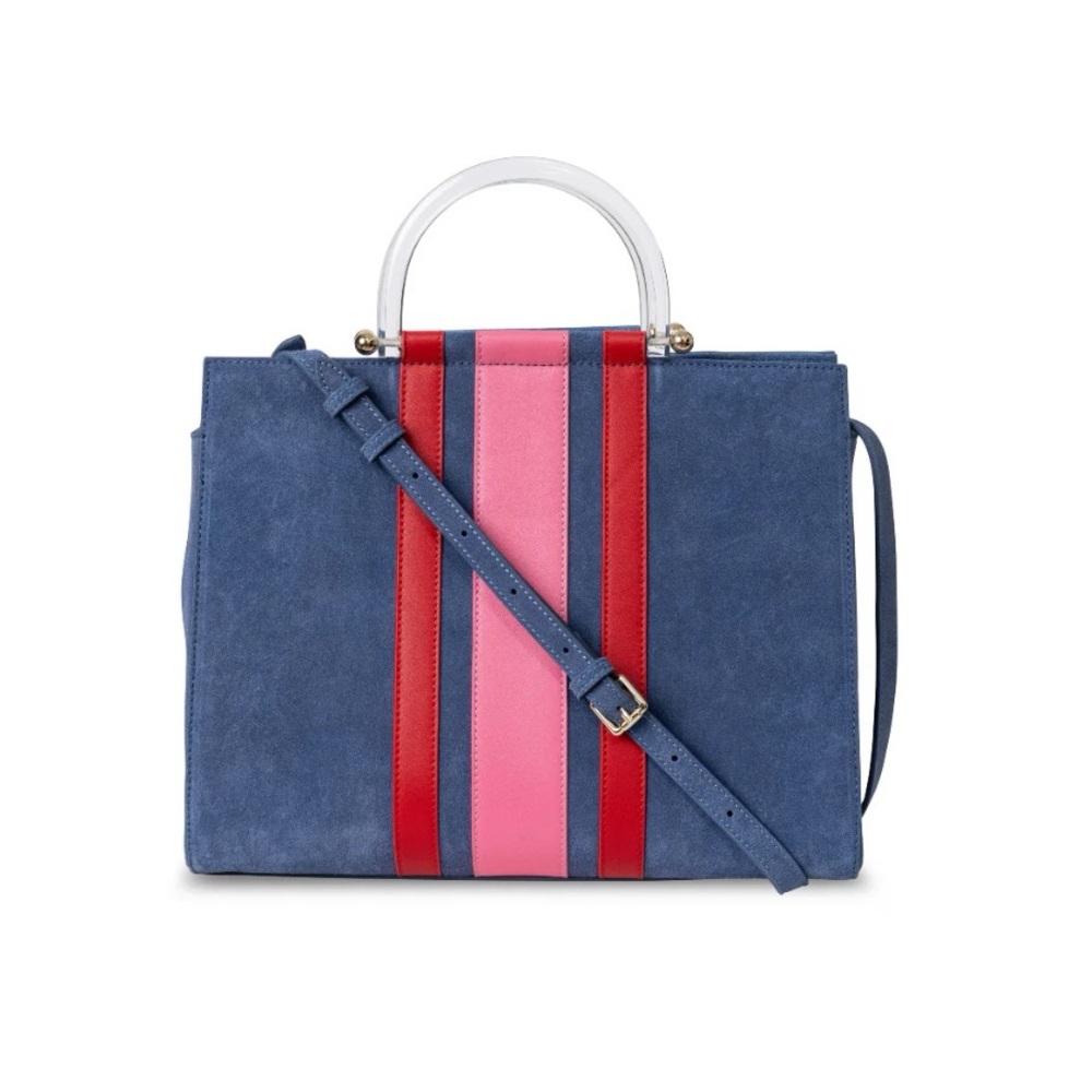 Bagging Rights Per-Suede, Navy Purse